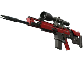 StatTrak™ SCAR-20 | Crimson Web (Minimal Wear)