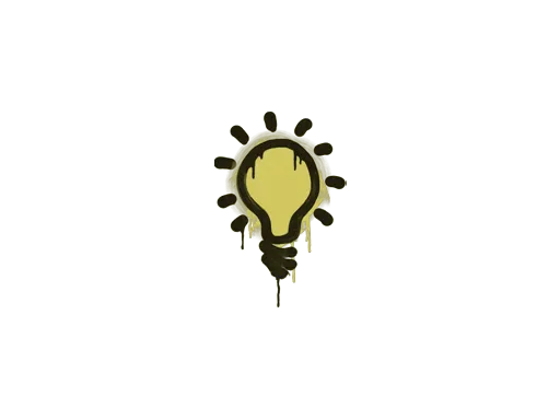 Sealed Graffiti | Lightbulb