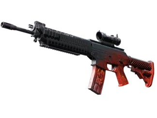 SG 553 | Darkwing (Minimal Wear)