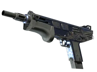 Souvenir MAG-7 | Navy Sheen (Well-Worn)