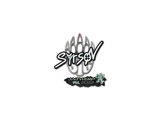 Sticker | syrsoN (Glitter) | Antwerp 2022