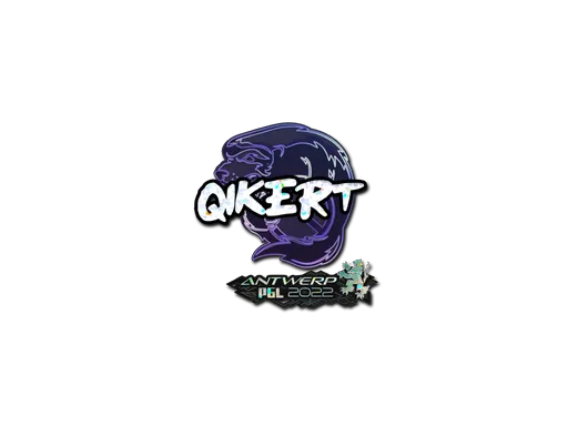 Sticker | qikert (Glitter) | Antwerp 2022