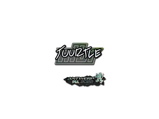 Sticker | Tuurtle (Glitter) | Antwerp 2022