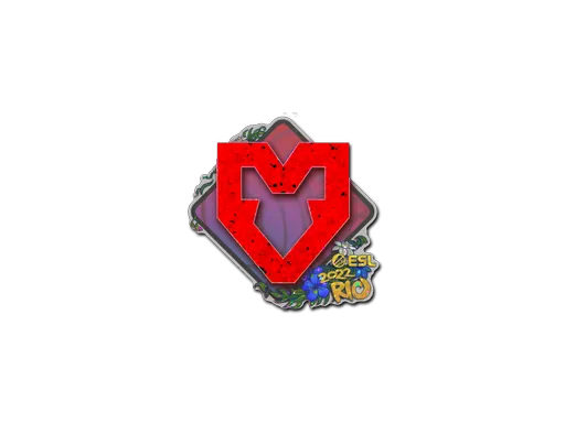 Sticker | MOUZ (Glitter) | Rio 2022