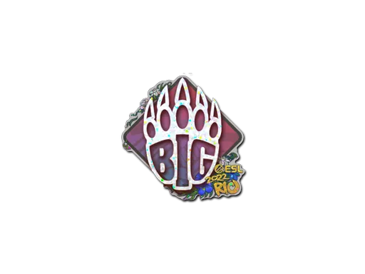 Sticker | BIG (Glitter) | Rio 2022