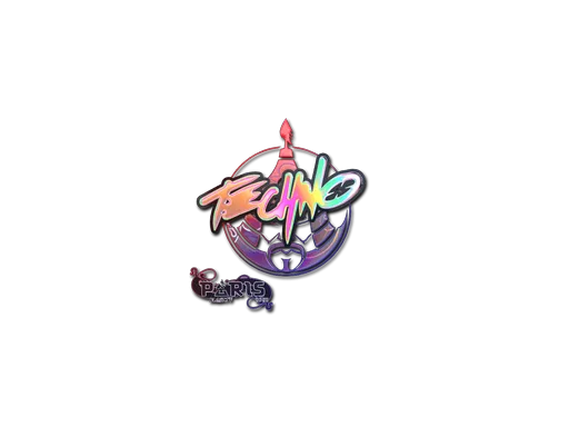 Sticker | Techno4K (Holo) | Paris 2023