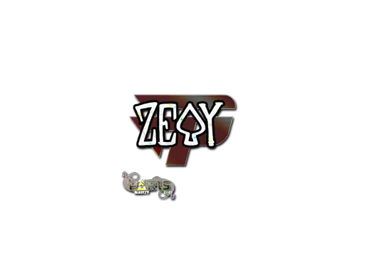 Sticker | zevy (Glitter) | Paris 2023