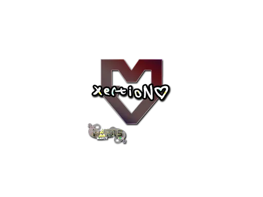 Sticker | xertioN (Glitter) | Paris 2023