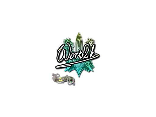 Sticker | Woro2k (Glitter) | Paris 2023