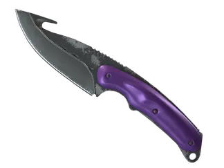 ★ StatTrak™ Gut Knife | Ultraviolet (Well-Worn)
