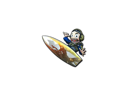 Sticker | Dragon Lore Surf Ava (Foil)