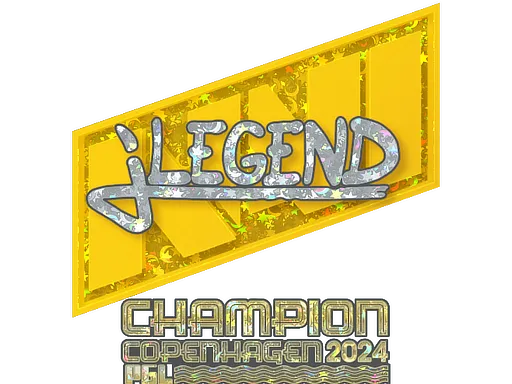Sticker | jL (Glitter, Champion) | Copenhagen 2024
