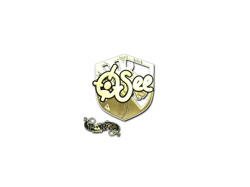 Sticker | oSee (Gold) | Paris 2023