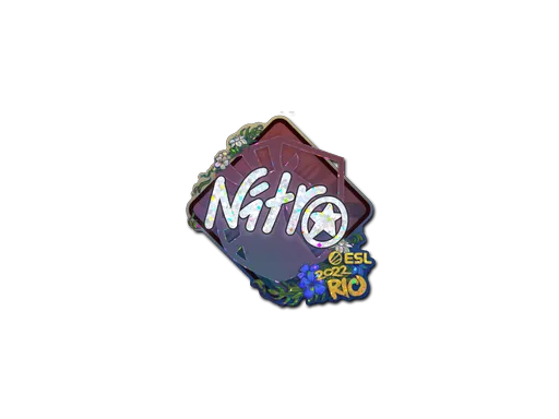 Sticker | nitr0 (Glitter) | Rio 2022