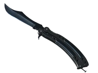 ★ StatTrak™ Butterfly Knife | Blue Steel (Minimal Wear)