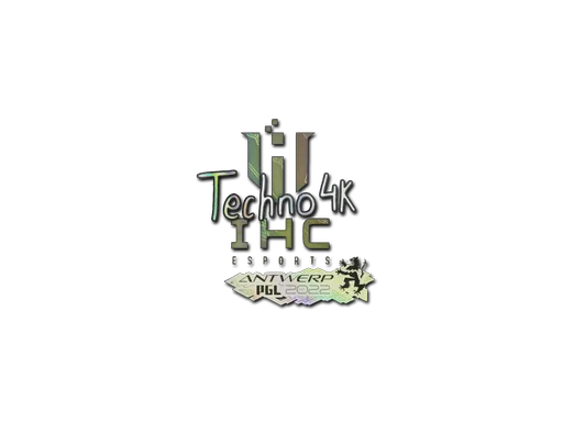Sticker | Techno4K (Holo) | Antwerp 2022