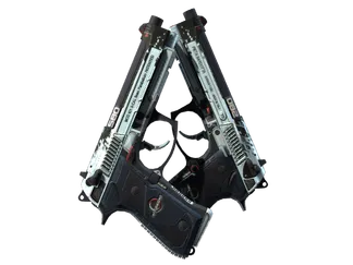 StatTrak™ Dual Berettas | Dezastre (Minimal Wear)