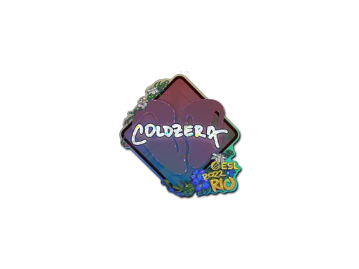 Sticker | coldzera (Glitter) | Rio 2022