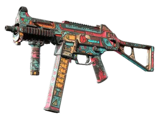 StatTrak™ UMP-45 | K.O. Factory (Battle-Scarred)