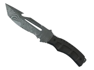 ★ StatTrak™ Survival Knife | Damascus Steel (Battle-Scarred)