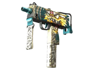 StatTrak™ MAC-10 | Cat Fight (Minimal Wear)