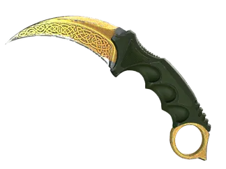 ★ StatTrak™ Karambit | Lore (Well-Worn)