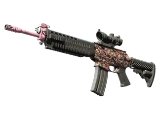 SG 553 | Desert Blossom (Field-Tested)